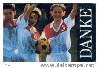 # GERMANY B02_92 Danke Football 12 Gd 08.92 -sport,football- Tres Bon Etat - B-Series : Caritativas