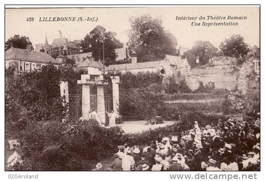 Lillebonne - Intérieur Du Thèatre Romain - Une Représentation - Lillebonne