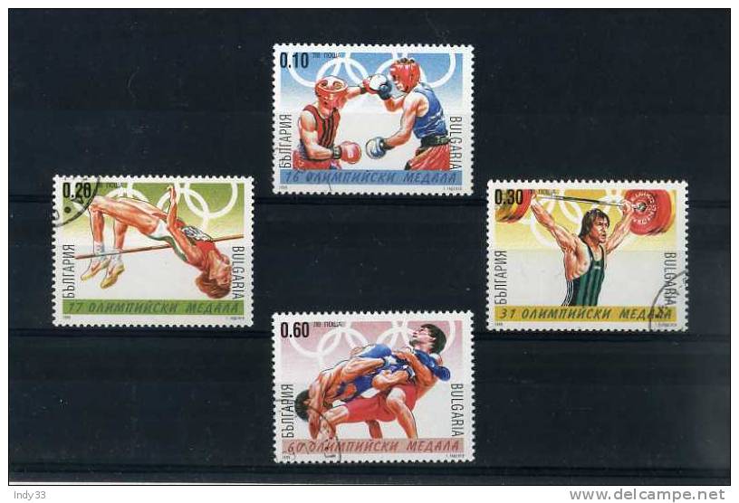 - BULGARIE 1999 . TIMBRES SUR LES J.O. . OBLITERES - Used Stamps