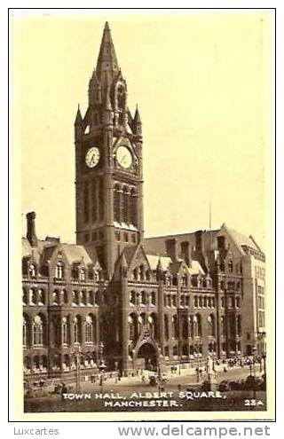 TOWN HALL. ALBERT SQUARE. MANCHESTER.   23A. - Manchester