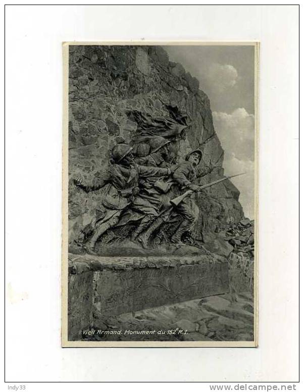 - FRANCE 68 . VIEIL ARMAND . MONUMENT DU 152e R.I. - War Memorials