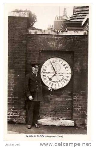 24 HOUR CLOCK (GREENWICH TIME). - London Suburbs