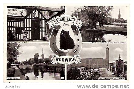 GOOD LUCK FROM NORWICH. - Altri & Non Classificati