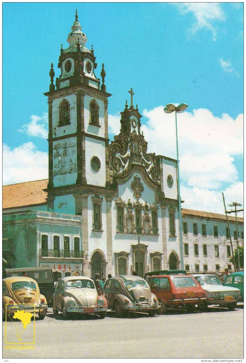 BRASIL-BRESIL-RECIFE-Noss A   Senhora Do Carmo Church- ( Voitures-auto-WW-Coccinelle)-Etat= Voir Description * PRIX FIXE - Recife