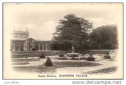 ITALIAN GARDENS . BLENHEIM PALACE. - Other & Unclassified
