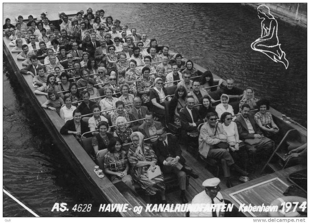 COPENHAGUE-KOBENHAVN-HAVN E-  Og KANALRUNFARTEN-AS.4628-an Née  1974-PRIX FIXE- - Danemark