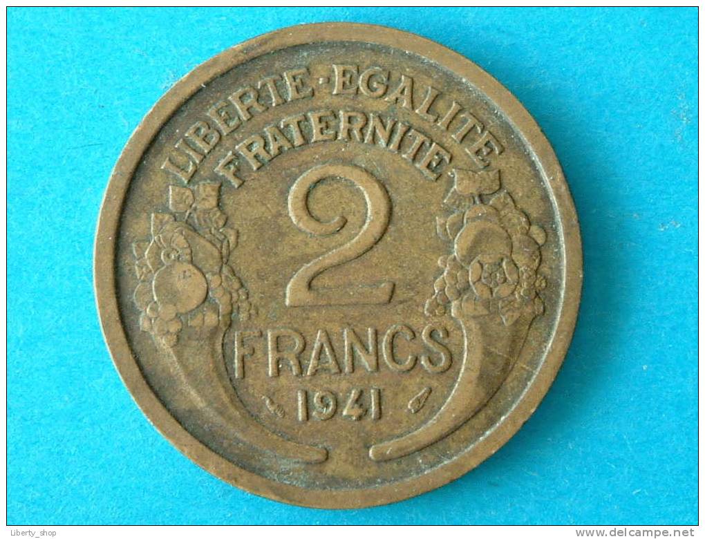 1941 - 2 FRANCS VF / KM 886 - Autres & Non Classés