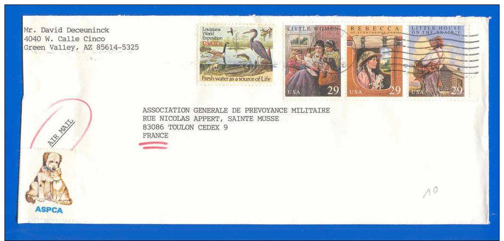 Etats Unis - Timbres Sur Lettre (10) - Poststempel