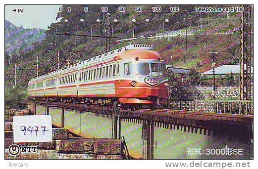 Phonecard Télécarte Japan Train (9477) DAMPF Eisenbahn Trein Locomotive Zug Japon Japan Telefonkarte - Trains