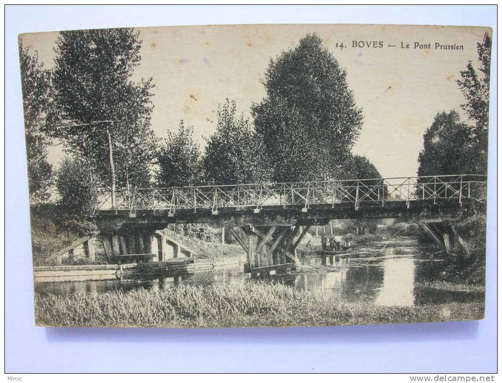 BOVES   "le Pont Prussien"   (80440) - Boves