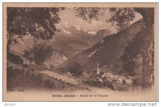 73-1815 -  BOZEL  -  Vue Génèrale  -  La Vanoise  -  Animée  -- - Bozel