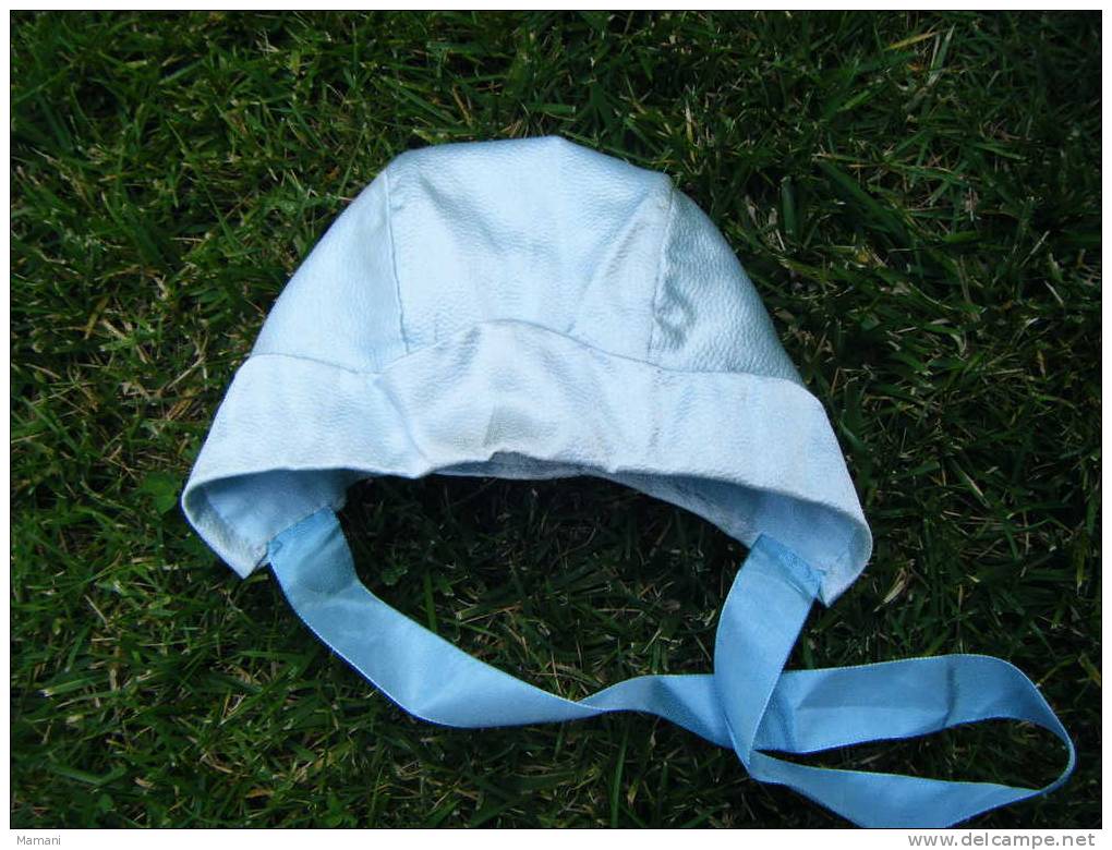 Bonnet De Bebe  Pour Habiller Poupon Ou Poupee Coloris Bleu--- - Altri & Non Classificati