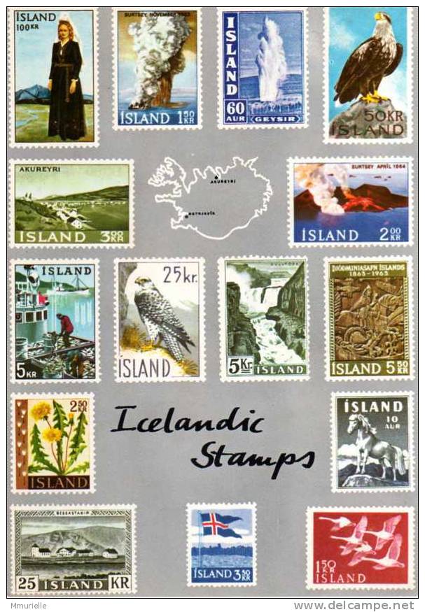 ISLANDE-ICELANDIC STAMPS Multivues-MB - Islanda