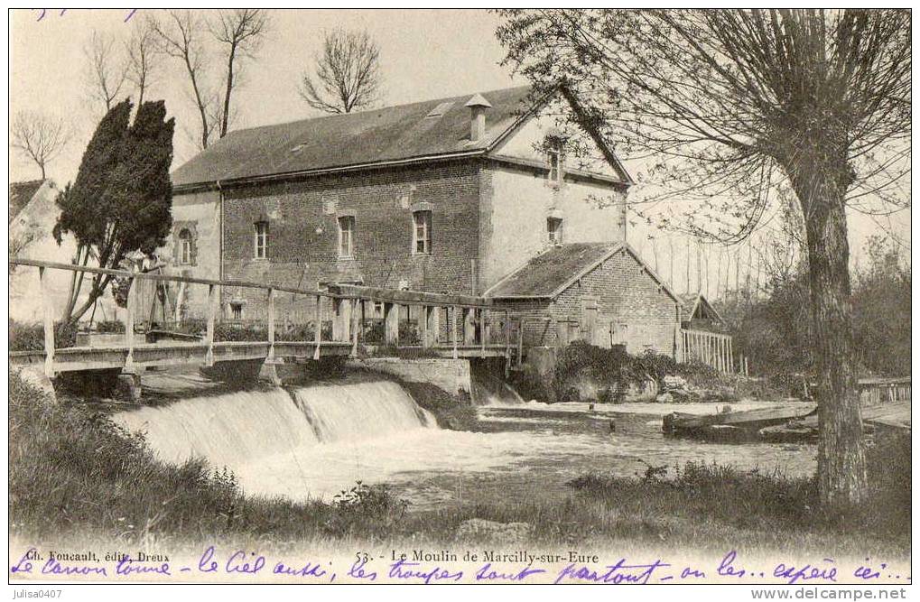 MARCILLY SUR EURE (27) Moulin à Eau Jolie Vue - Marcilly-sur-Eure