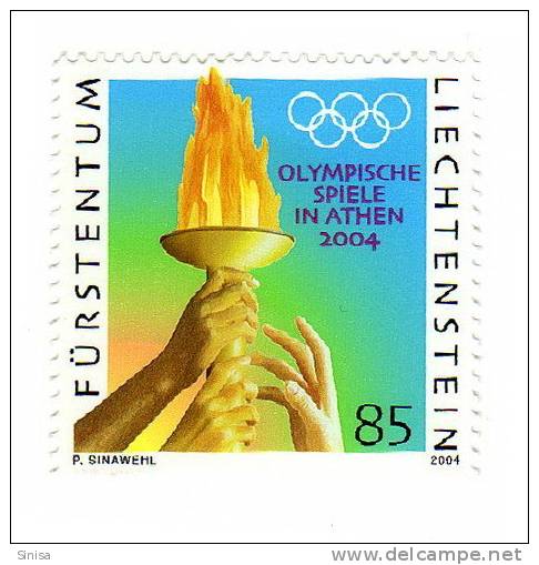 Liechtenstein / Olympic Games / Athens 2004 - Used Stamps