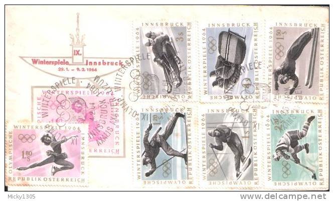 Österreich / Austria - Sonderstempel / Special Cancellation (Q132) - Winter 1964: Innsbruck