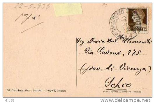 Cartolina Postale Di -BORGO SAN LORENZO- (Firenze) F.P.lotto N°21 - Firenze (Florence)