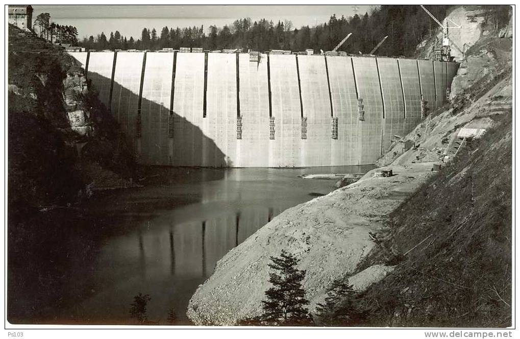 Suisse - Chantiers Du Barrage De Rossens (FR) - Construction - Rossens