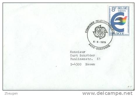 BELGIUM 1979 EUROPA CEPT POSTMARK - 1979