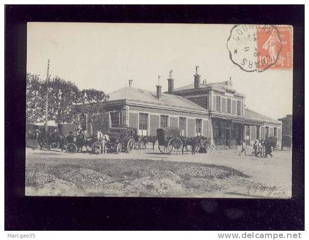 Gournay En Bray La Gare édit.ND N° 9 Animée Train Chemin De Fer  Belle Carte - Gournay-en-Bray