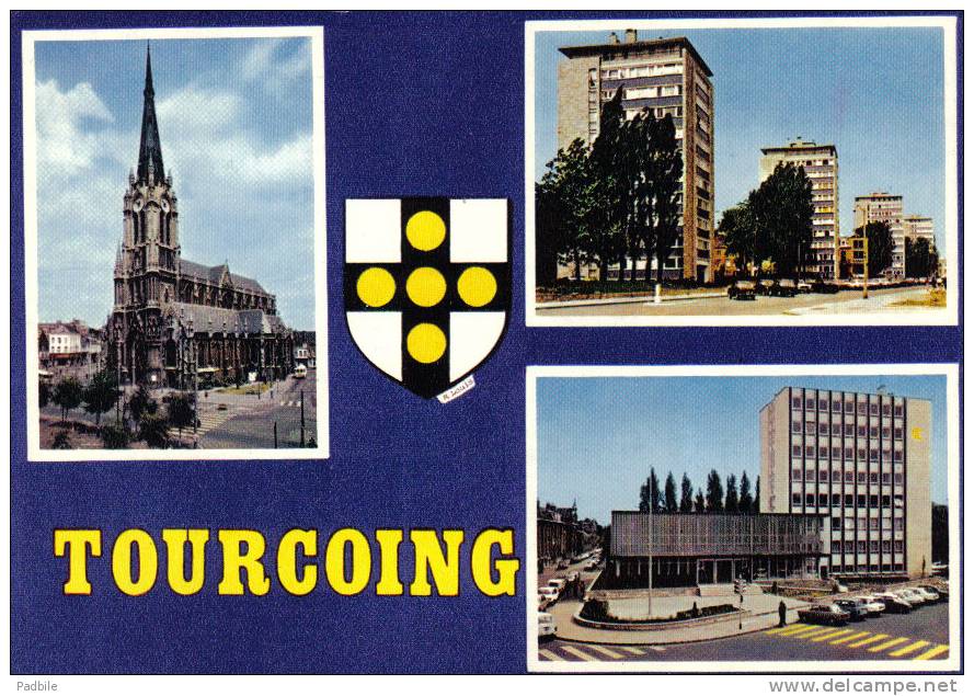 Carte Postale  59. Tourcoing  Trés Beau Plan - Tourcoing