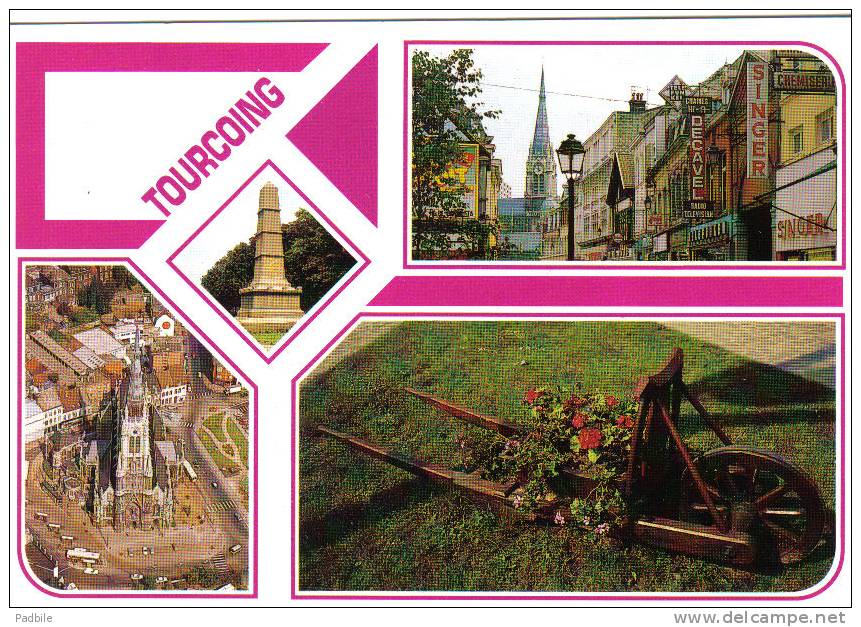 Carte Postale  59. Tourcoing  Trés Beau Plan - Tourcoing