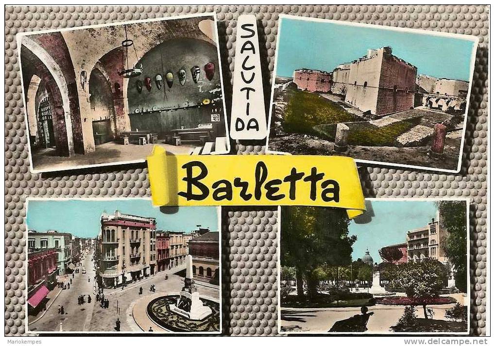 BARLETTA  -  Saluti Da..............4 Vedute ( 2 ) - Barletta