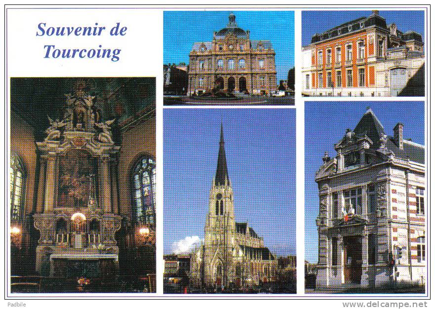 Carte Postale  59. Tourcoing  Trés Beau Plan - Tourcoing