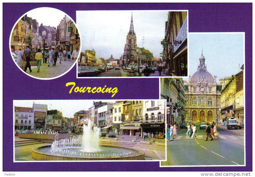 Carte Postale  59. Tourcoing  Trés Beau Plan - Tourcoing