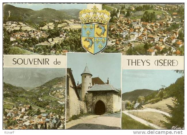 Cp Photo De THEYS " Souvenir De Theys ( Isère ) " . - Theys