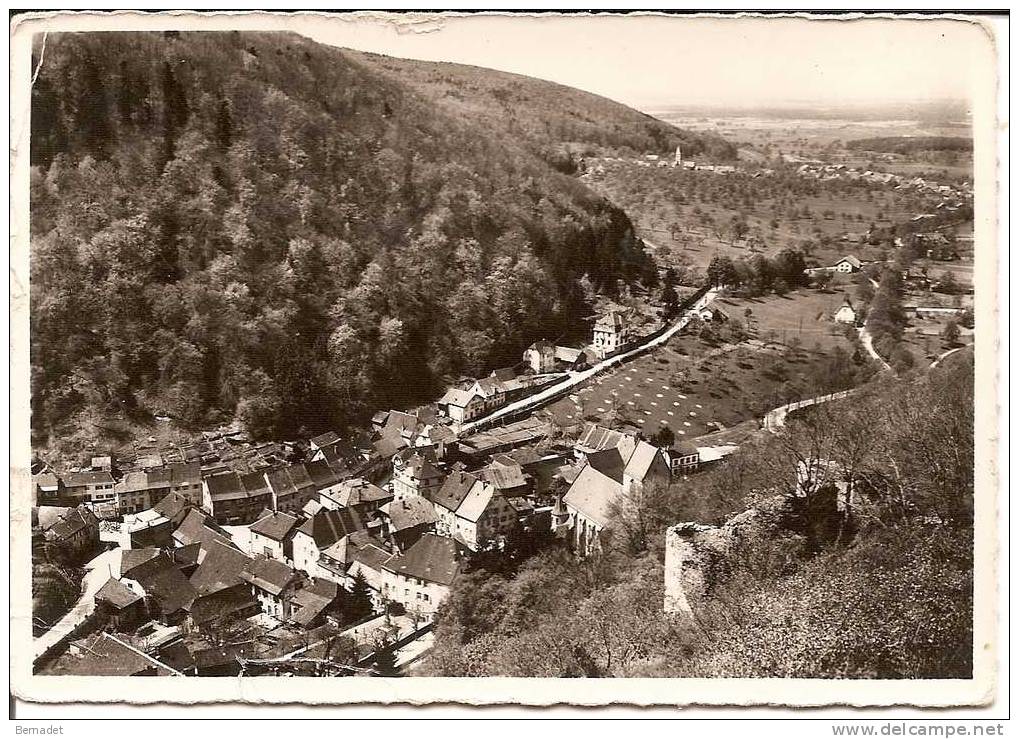 FERRETTE....VUE PRISE DU CHATEAU - Ferrette