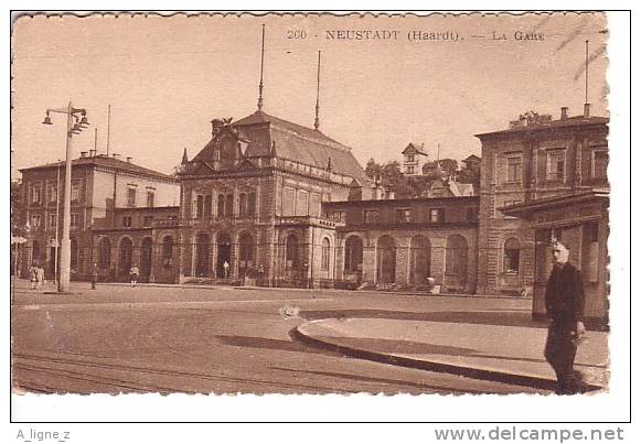 AA CPA Neustadt Haardt La Gare Bahnof - Neustadt (Weinstr.)