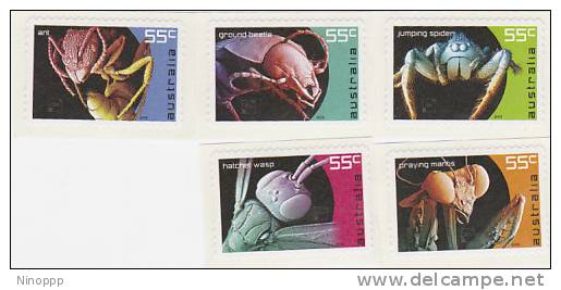 Australia-2009 Micromonsters Set 5 Self-adhesive MNH - Neufs