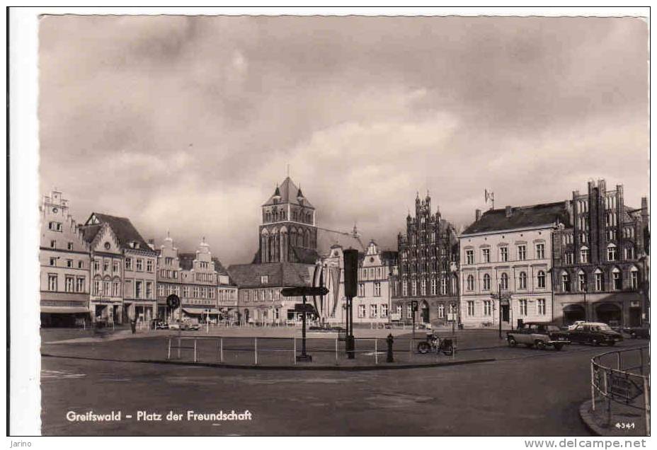 Deutschland, Greifswald - Platz Der Freundschaft, Used, 1962 - Greifswald