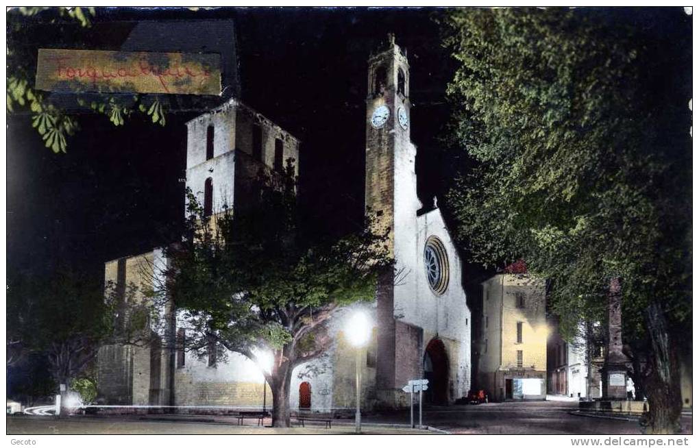 La Cathedrale Illuminée En 1963 - Forcalquier