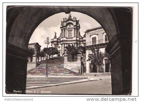 26695)cartolina Illustratoria Modica  - Chiesa Di S. Giovanni - Modica