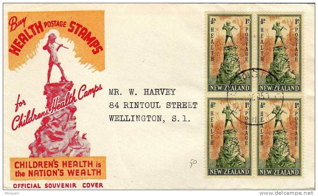 2006. Carta Nueva Zelanda, Wellington 1951. New Zealand - Briefe U. Dokumente