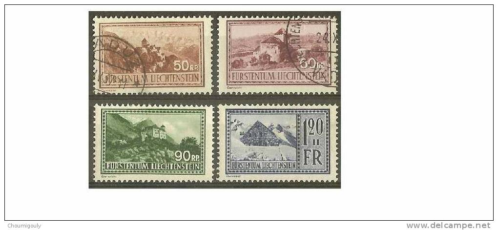 Liechtenstein, N° 118/21 Série Complète, Oblitérés, Neufs Trace De Charnière TB - Unused Stamps