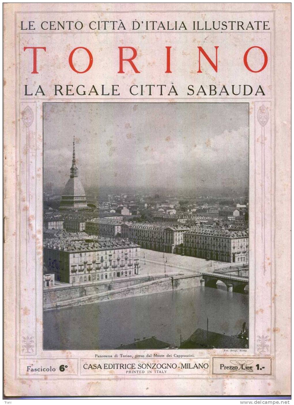 TORINO . La Regale Città Sabauda  - Anni ´20 - Historische Documenten