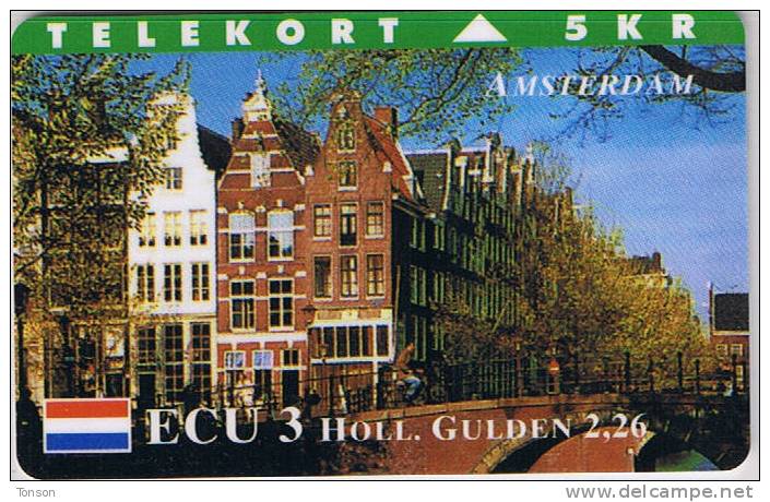 Denmark, TP 029, ECU-Netherland, Amsterdam, Mint, Only 4000 Issued. - Dänemark