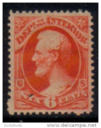 U.S.A.   Scott #  O 18*  VF MINT Hinged - Oficial