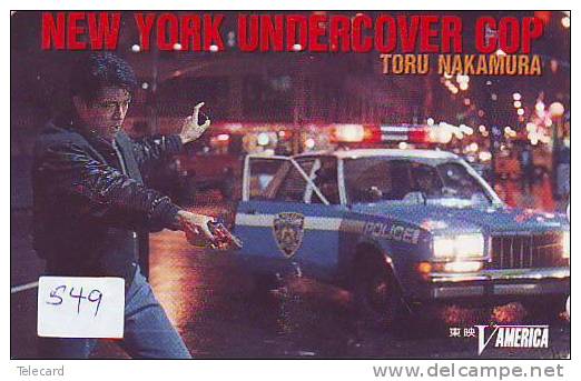 Phonecard Telecarte Japan Statue Of Liberty (549) UNDERCOVER COP * CINEMA FILM MOVIE * Statue De La Liberte New York USA - Landschappen