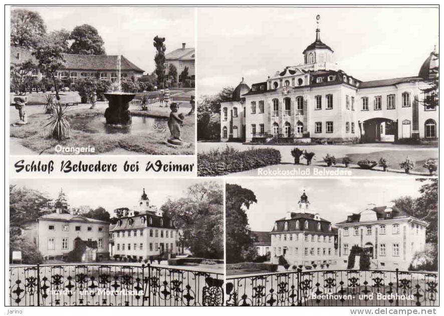 Deutschland, Weimar Rokokoschloss  Belvedere, Haydn And Mozarthaus,Beethoven Und Bachhaus, Mint 1979 - Weimar