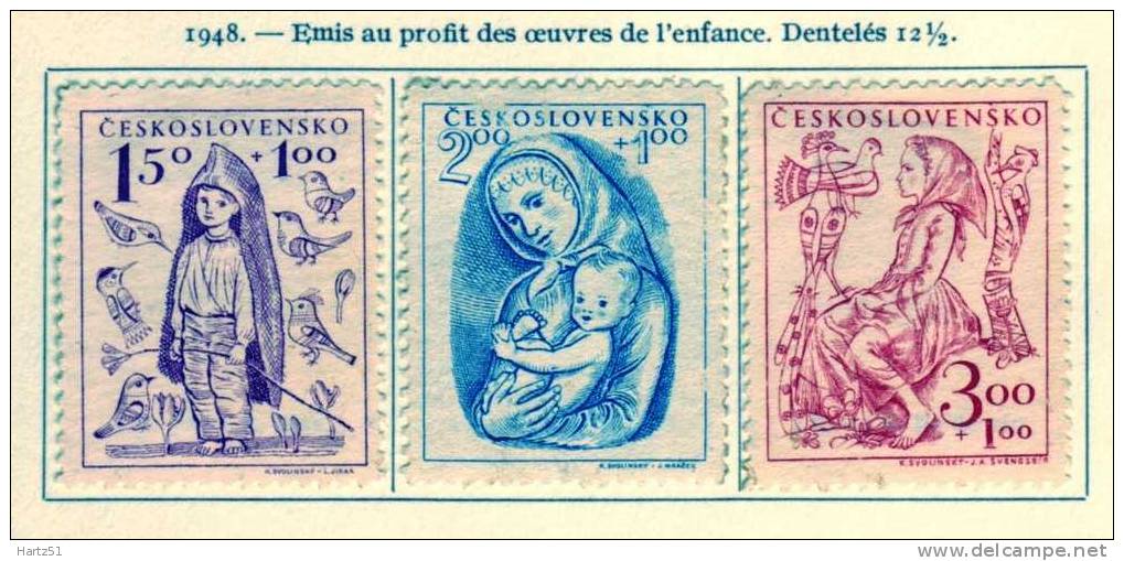 Tchécoslovaquie CSSR : N° 484/486 Neuf X - Unused Stamps