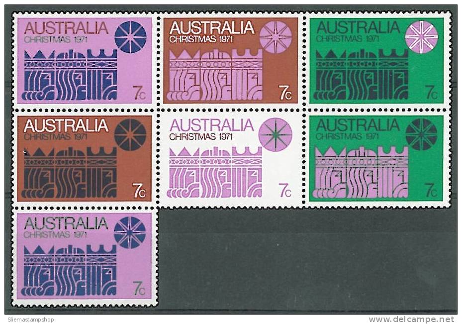 AUSTRALIA - 1971 CHRISTMAS - V0211 - Ungebraucht