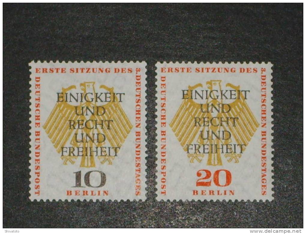 (991) Berlin Yvert 154-155 MNH ** CV (2003) 3.25 € - Unused Stamps