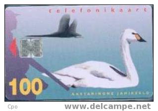 # ESTONIA ET60 Ban On Hunting -animal,cygne- 100 Sc7 04.97 15000ex Tres Bon Etat - Estland