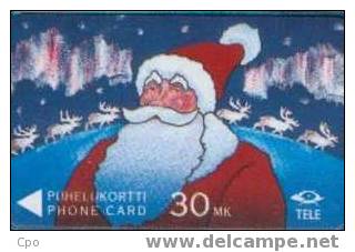 # FINLAND MD11 Santa Claus 30 Magnetic 03.91 25000ex -noel,christmas- Tres Bon Etat - Finlande