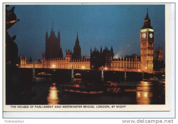 (UK93) LONDON . THE HOUSES OF PARLIAMENT . BIG BEN - Houses Of Parliament