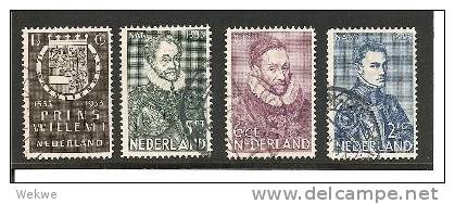 Nl Mi.Nr.257-60/ - NIEDERLANDE - Wilhelm Von Oranien 1933 O - Used Stamps